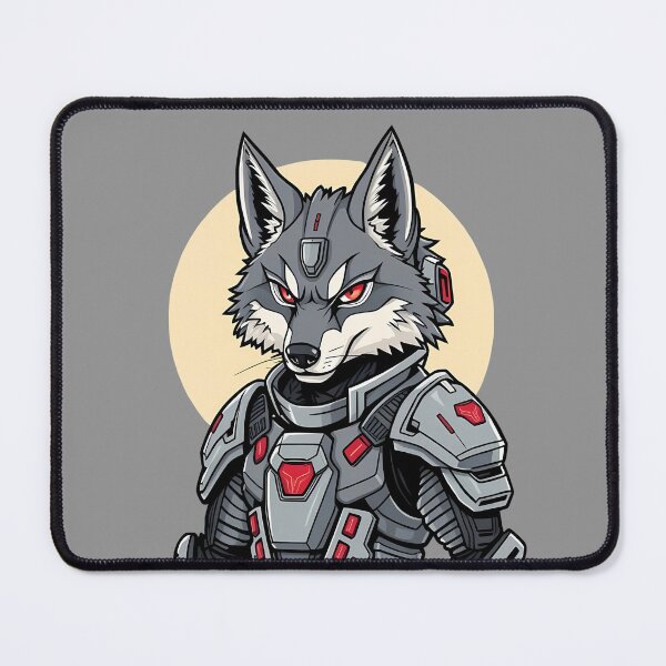 Item preview, Cyber Wolf Warrior in Futuristic Armor designed and sold by JavisSRDesign.