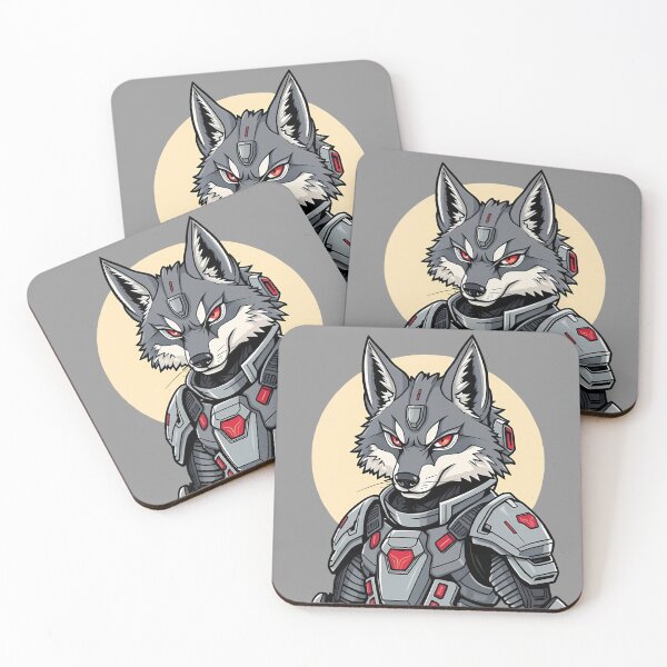 Item preview, Cyber Wolf Warrior in Futuristic Armor designed and sold by JavisSRDesign.