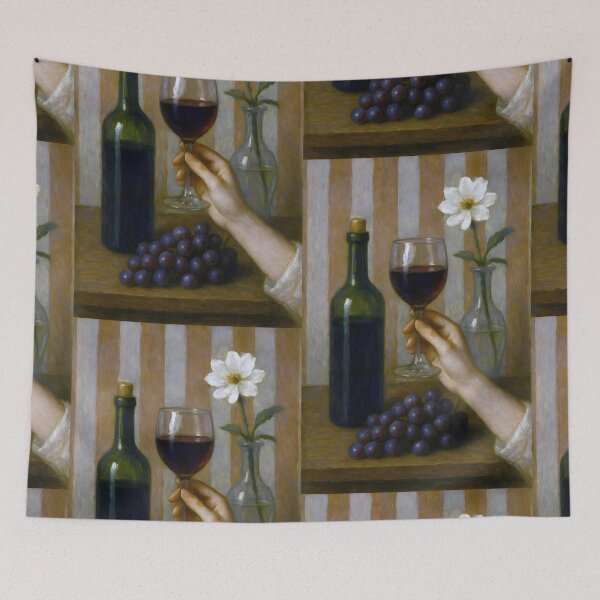 Item preview, Red wine painting. designed and sold by ArtByJohannes.