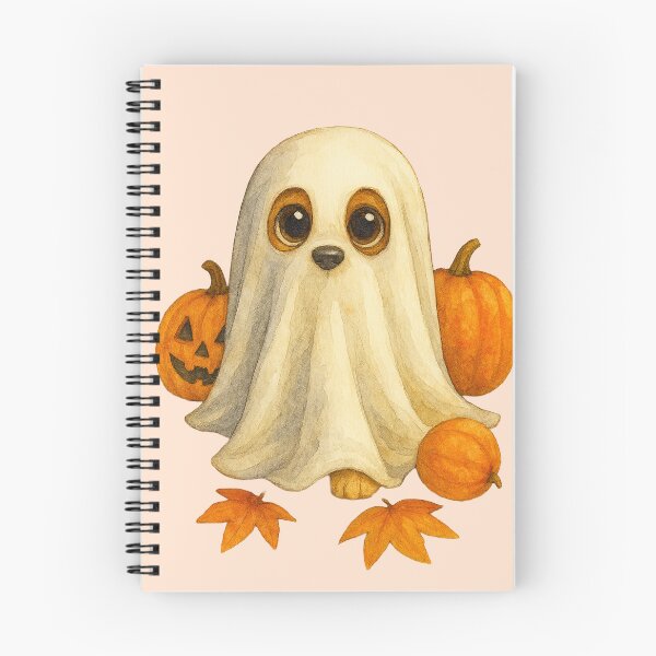 Item preview, Halloween ghost puppy gift idea designed and sold by AlfeArts.