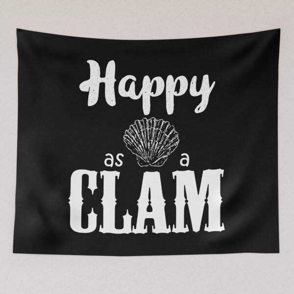 Item preview, Happy As A Clam  	 designed and sold by fozxjrlcmn18.