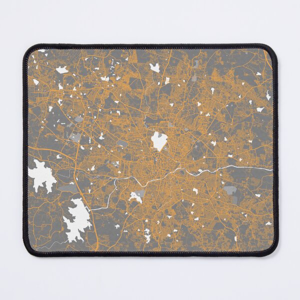 Item preview, Hyderabad City Map of Telangana, India - Bauhaus designed and sold by deMAP.