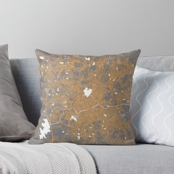 Item preview, Hyderabad City Map of Telangana, India - Bauhaus designed and sold by deMAP.