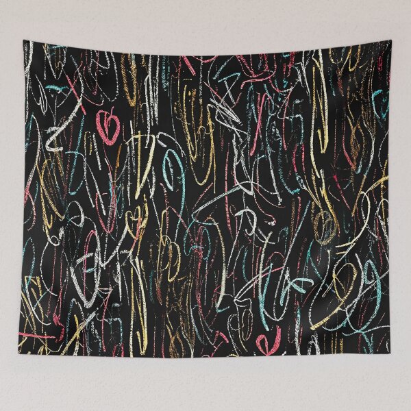 Item preview, Chalkboard Scribble Loop Field 7 designed and sold by Tom-Johnson.