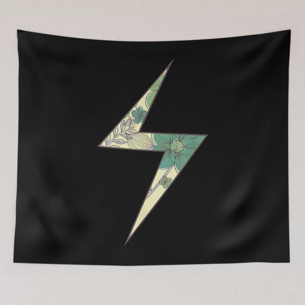 Item preview, Hawaiian Patterned Lighting Bolt designed and sold by TheoMorrisvhn.