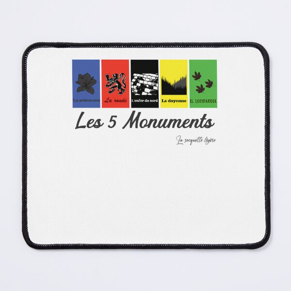 Item preview, The 5 Cycling Monuments designed and sold by GaetanSatterfie.