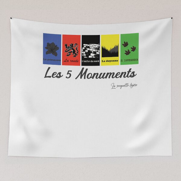 Item preview, The 5 Cycling Monuments designed and sold by GaetanSatterfie.