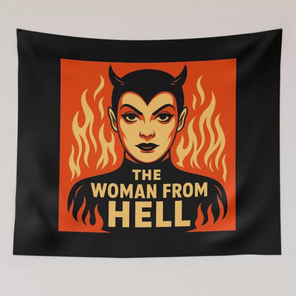 Item preview, The Woman From Hell – 1920s Cinema Vintage Inferno designed and sold by CineVault.