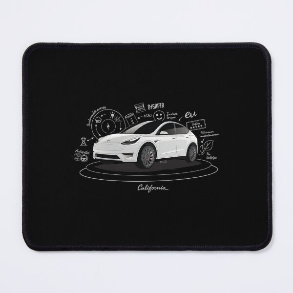 Item preview, Tesla Model Y Original Fan Art Serial Number TMY001WHIW Essential 		 designed and sold by clmpnngj81.