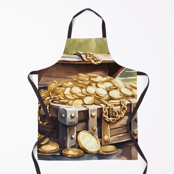 Item preview, Treasure Chest with Gold designed and sold by CalmnessbyChoice.