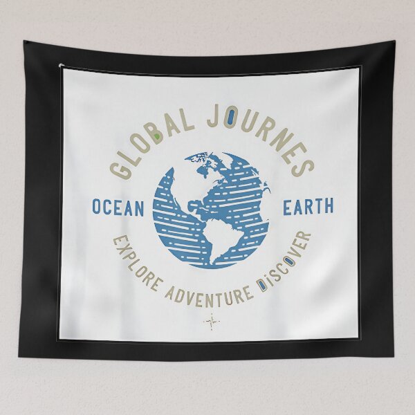 Item preview, Global Journeys – Adventure Travel Earth Explorer Design designed and sold by SylviaHerrera.