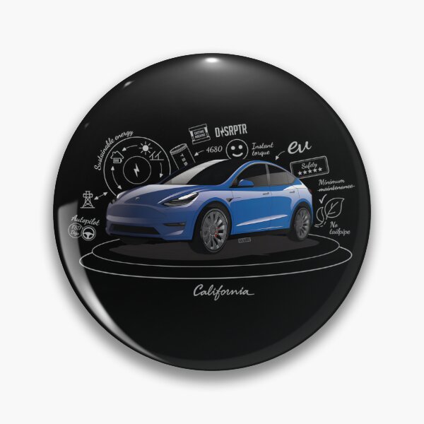 Item preview, Tesla Model Y Original Fan Art, Serial Number TMY001BLUW Essential 		 designed and sold by clmpnngj81.