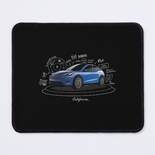 Item preview, Tesla Model Y Original Fan Art, Serial Number TMY001BLUW Essential designed and sold by clmpnngj81.