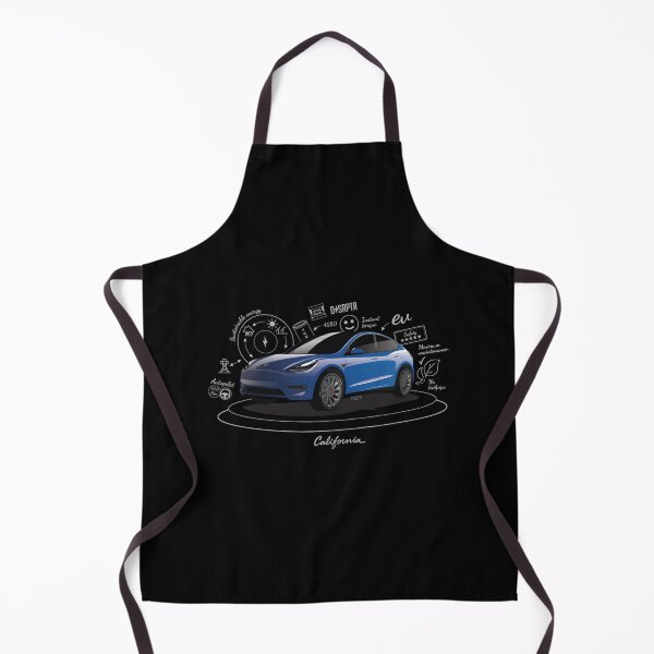 Item preview, Tesla Model Y Original Fan Art, Serial Number TMY001BLUW Essential designed and sold by clmpnngj81.