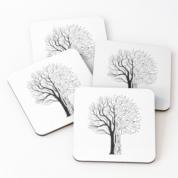Item preview, Digital Tree Black	 designed and sold by vtnkandqtrk56.