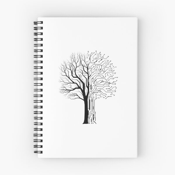 Item preview, Digital Tree Black designed and sold by vtnkandqtrk56.