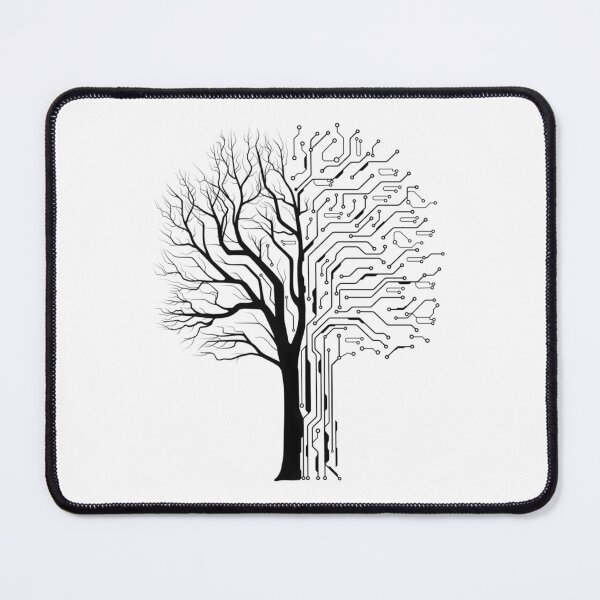 Item preview, Digital Tree Black	 designed and sold by vtnkandqtrk56.