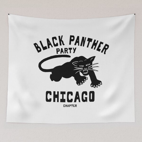 Item preview, BLACK LIVES MATTER 'Black Panther Party Chicago Cub Style Vintage Chicago designed and sold by alesize-puixcv.