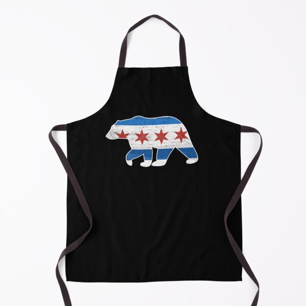 Item preview, Chicago Flag Walking Bear Style Vintage Grunge State Lover Gift Cute designed and sold by alesize-puixcv.