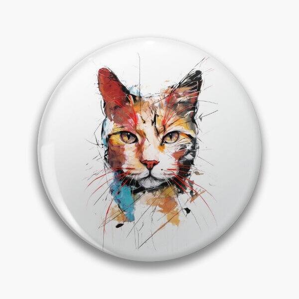 Item preview, Bold Abstract Cat designed and sold by caracatita75.