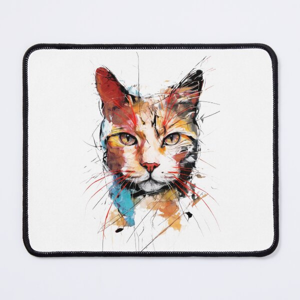 Item preview, Bold Abstract Cat designed and sold by caracatita75.