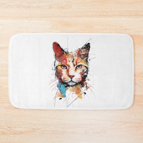 Item preview, Bold Abstract Cat designed and sold by caracatita75.