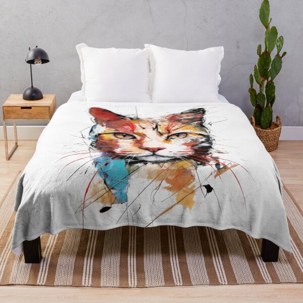 Item preview, Bold Abstract Cat designed and sold by caracatita75.