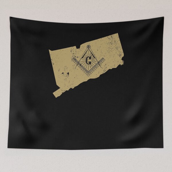 Item preview, Connecticut Masonic Symbols T Shirt Freemason Shirt designed and sold by shoppzee.