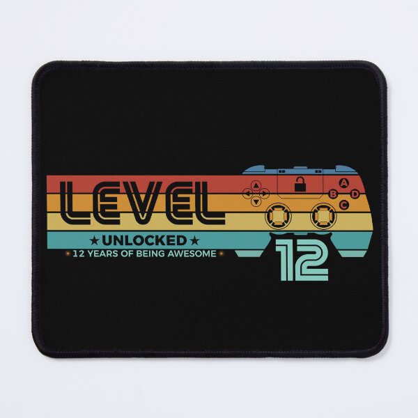 Item preview, Level 12 Unlocked - Official Preteen 12th Birthday Gamer designed and sold by NH2019.