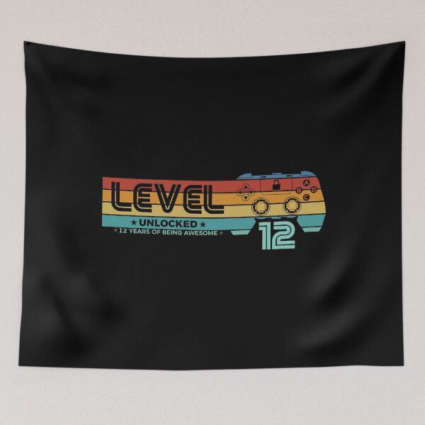 Item preview, Level 12 Unlocked - Official Preteen 12th Birthday Gamer designed and sold by NH2019.