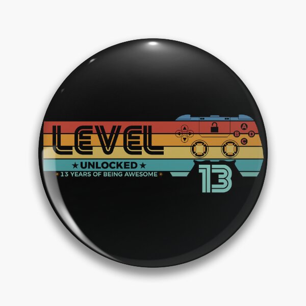 Item preview, Level 13 Unlocked - Official Teenager 13th Birthday Gamer designed and sold by NH2019.