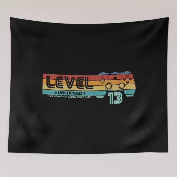 Item preview, Level 13 Unlocked - Official Teenager 13th Birthday Gamer designed and sold by NH2019.