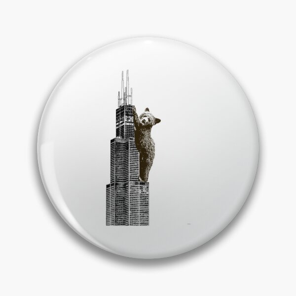 Item preview, Sears Tower Cub Style Vintage Chicago designed and sold by alesize-puixcv.