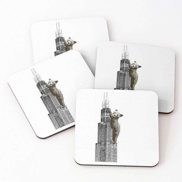 Item preview, Sears Tower Cub Style Vintage Chicago designed and sold by alesize-puixcv.