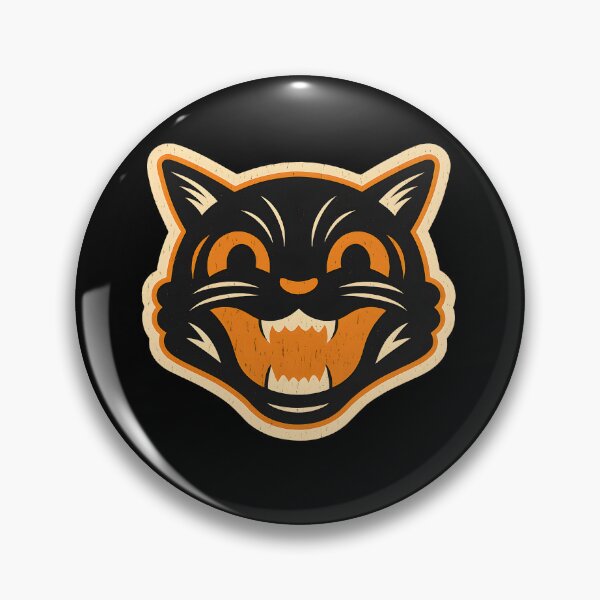 Item preview, Vintage Halloween Black Cat – Retro Distressed Design designed and sold by getpressedshirt.