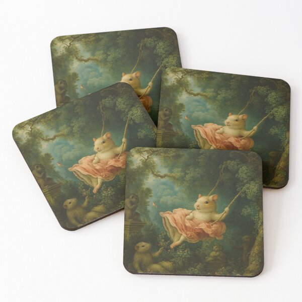 Item preview, Guinea Pig on the Swing (After Fragonard) designed and sold by gandolfwizard.
