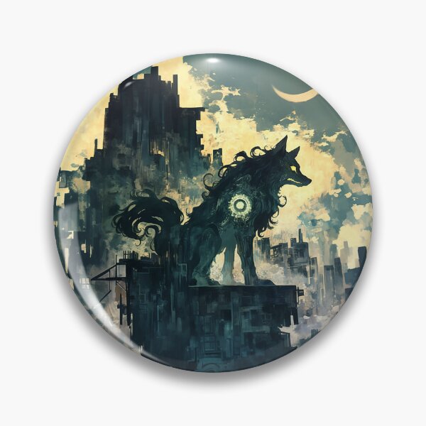 Item preview, Clockwork Wolf Under Crescent Moon designed and sold by Christian Weiss.