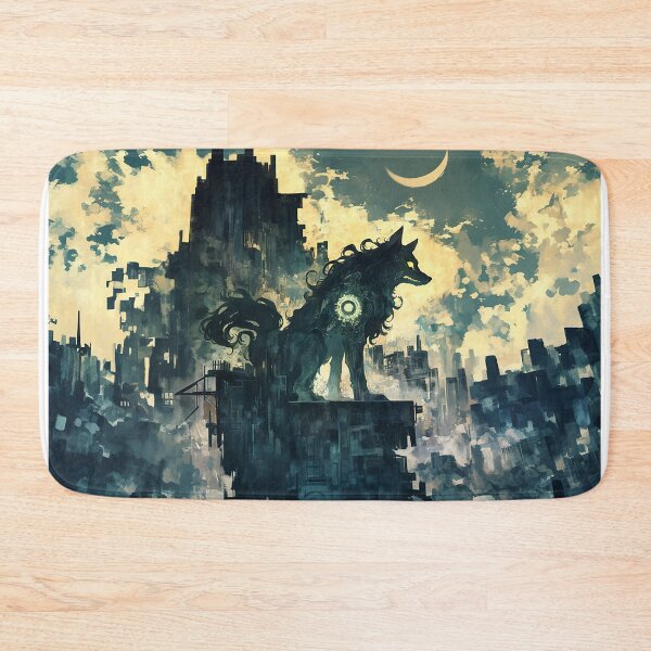 Item preview, Clockwork Wolf Under Crescent Moon designed and sold by Christian Weiss.