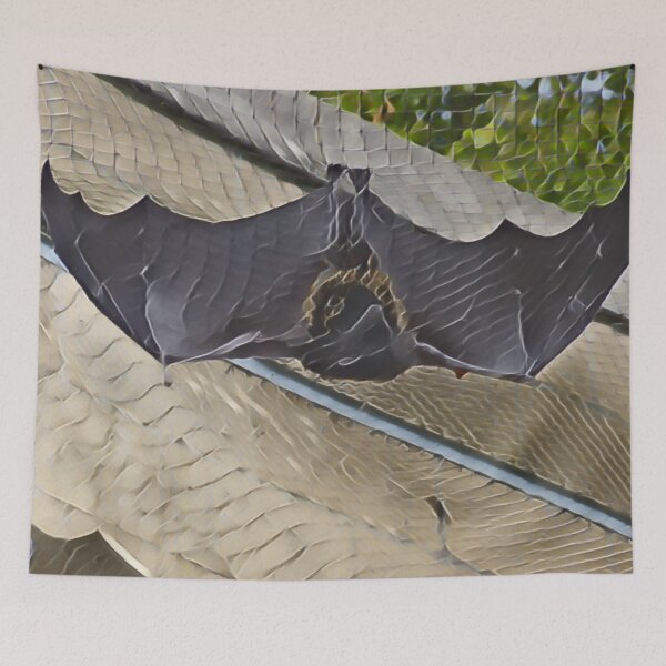 Item preview, Bat Hanging on a Net In Gemstone designed and sold by Fearless-Fox.