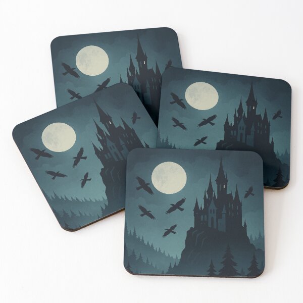 Item preview, Gothikana Dark Academia Castle | Gothic Forest Ravens Aesthetic designed and sold by Mirosi-S.