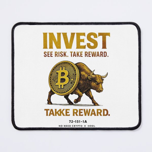 Item preview, Bitcoin Bull – Invest, Risk & Reward designed and sold by DiaryPN.
