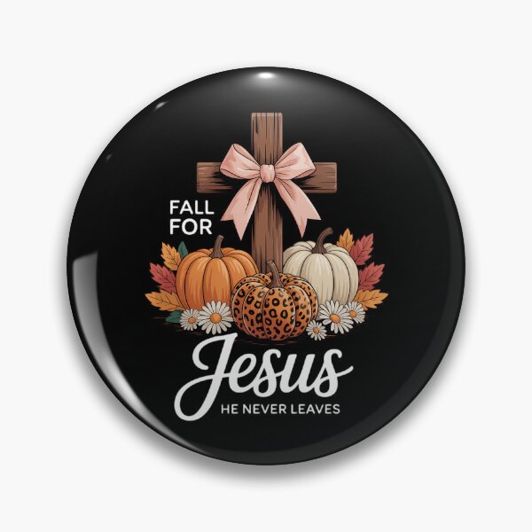 Item preview, Fall for Jesus He Never Leaves Christian Faith Cross designed and sold by Bandikonsalez.
