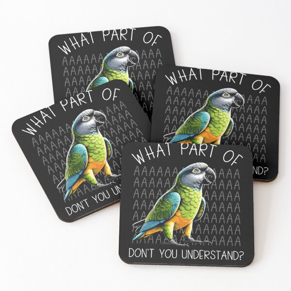 Item preview, Funny Senegal Parrot Birb Meme designed and sold by Kimberley King Art  King Art.