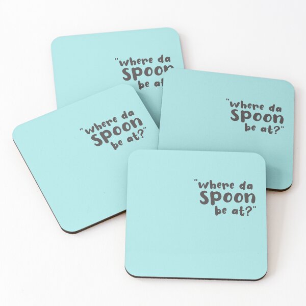 Item preview, "where da spoon be at?" / "elle est où la cuillère ?" designed and sold by Primalidentity.