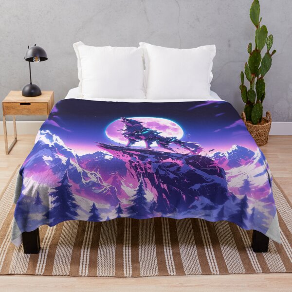 Item preview, Neon Wolf Howling at Full Moon designed and sold by Christian Weiss.