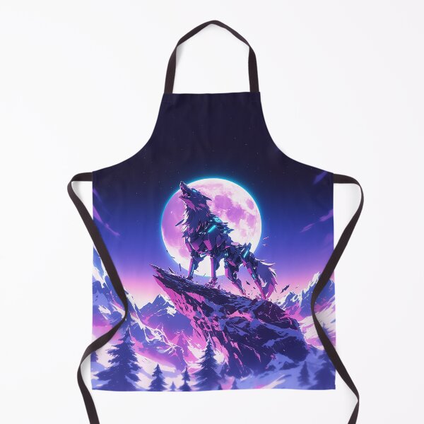 Item preview, Neon Wolf Howling at Full Moon designed and sold by Christian Weiss.