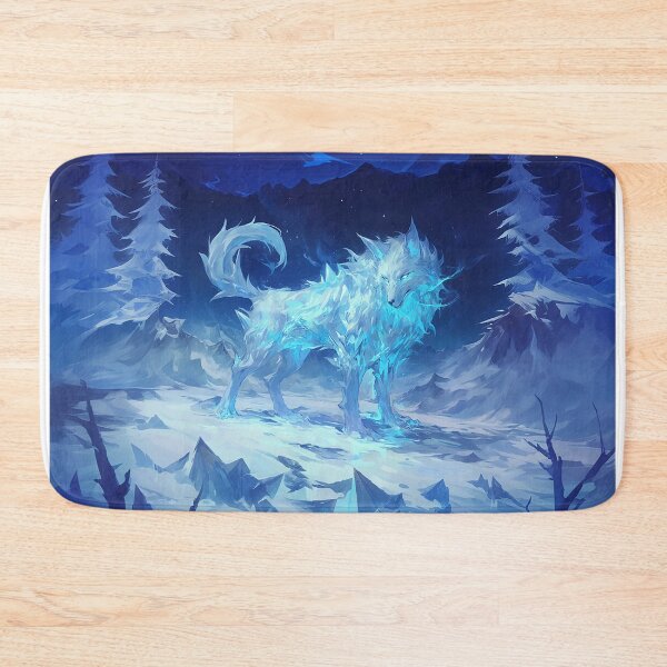 Item preview, Frozen Elemental Wolf in Icy Forest designed and sold by Christian Weiss.
