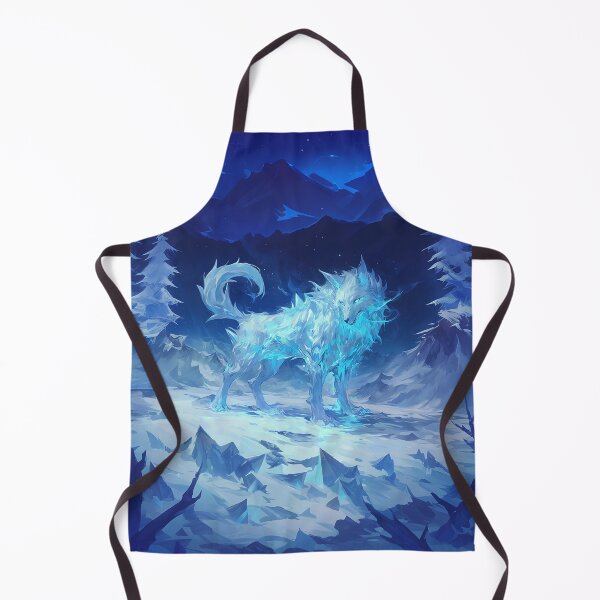 Item preview, Frozen Elemental Wolf in Icy Forest designed and sold by Christian Weiss.