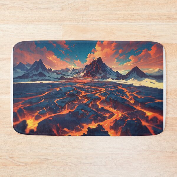Item preview, Lava Rivers Flow from Fiery Volcano designed and sold by Christian Weiss.