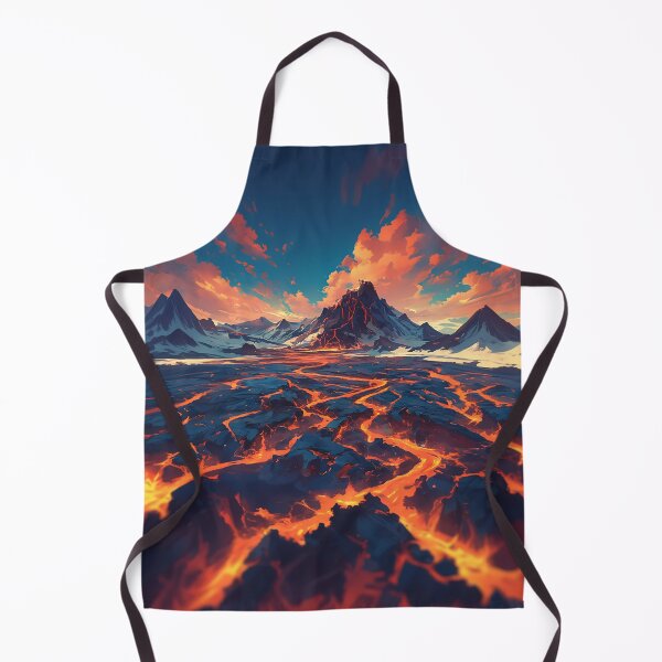 Item preview, Lava Rivers Flow from Fiery Volcano designed and sold by Christian Weiss.
